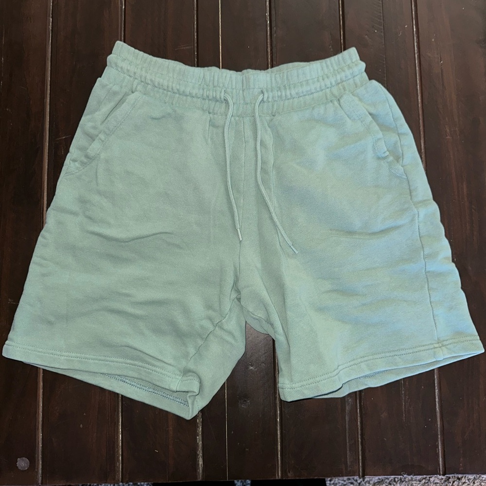 H&M Light Teal Athletic SweatShorts